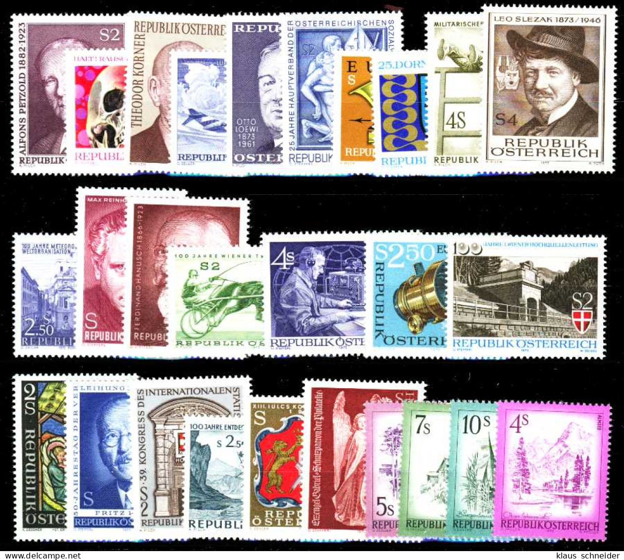 ÖSTERREICH Nr 1410-1436 Postfrisch JAHRGANG S8945DA - Años Completos