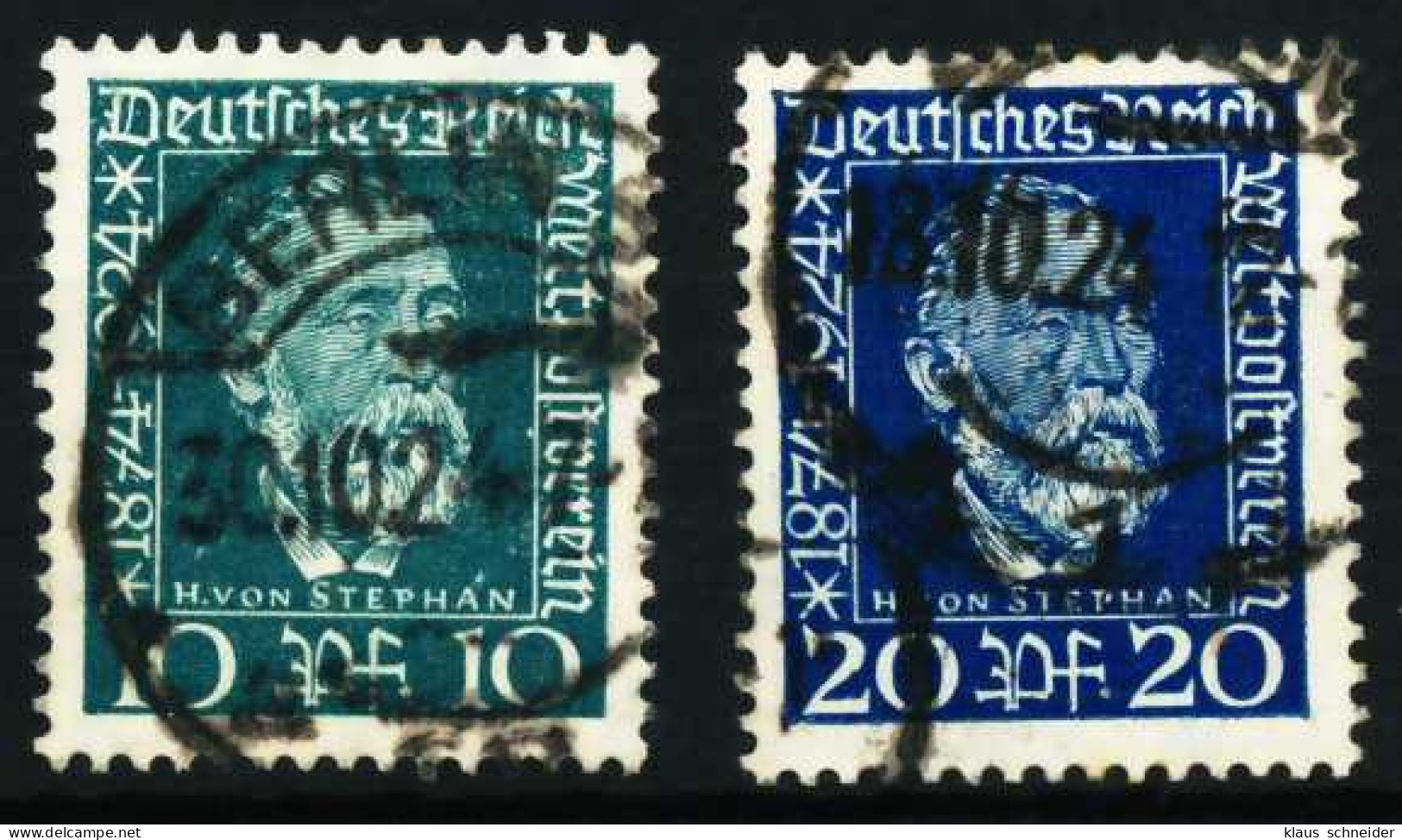 DEUTSCHES REICH 1924 Nr 368-369 Gestempelt X5DEF22 - Used Stamps