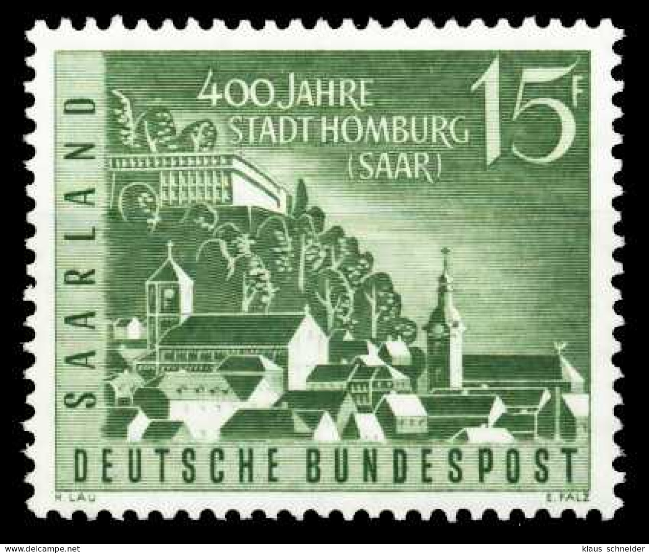 SAAR OPD 1958 Nr 436 Postfrisch S9FFD26 - Unused Stamps