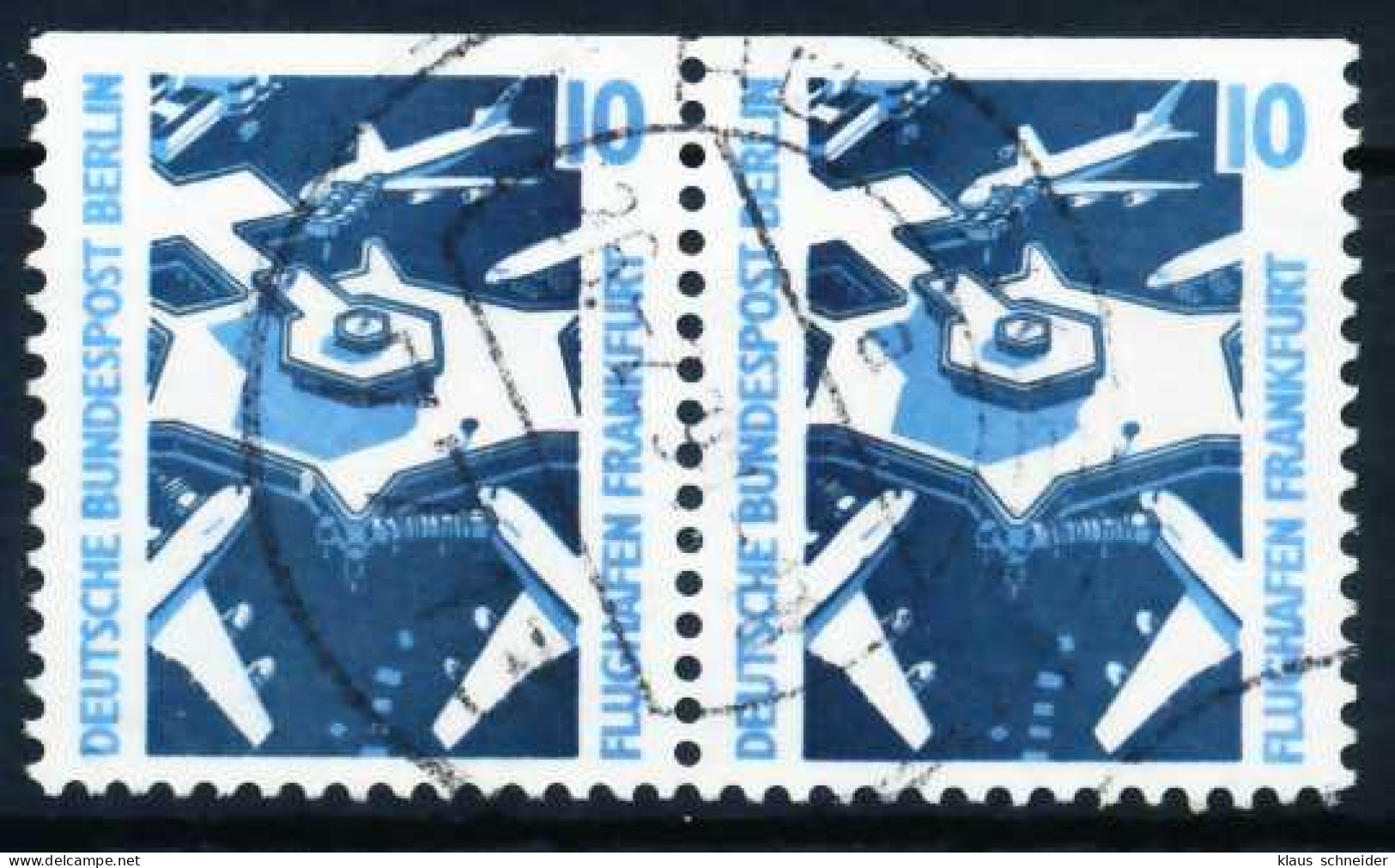 BERLIN DS SEHENSW Nr 798C Zentrisch Gestempelt WAAGR PAAR X610796 - Used Stamps