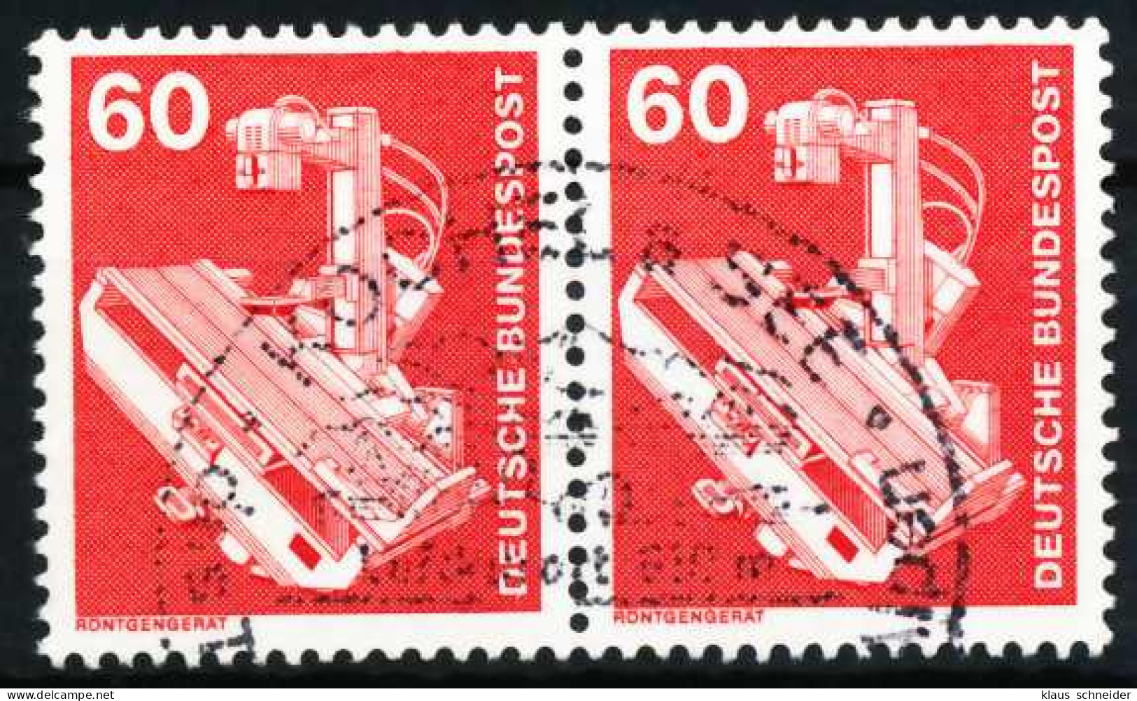 BRD DS INDUSTRIE U. TECHNIK Nr 990 Gestempelt WAAGR PAAR X6681A6 - Used Stamps