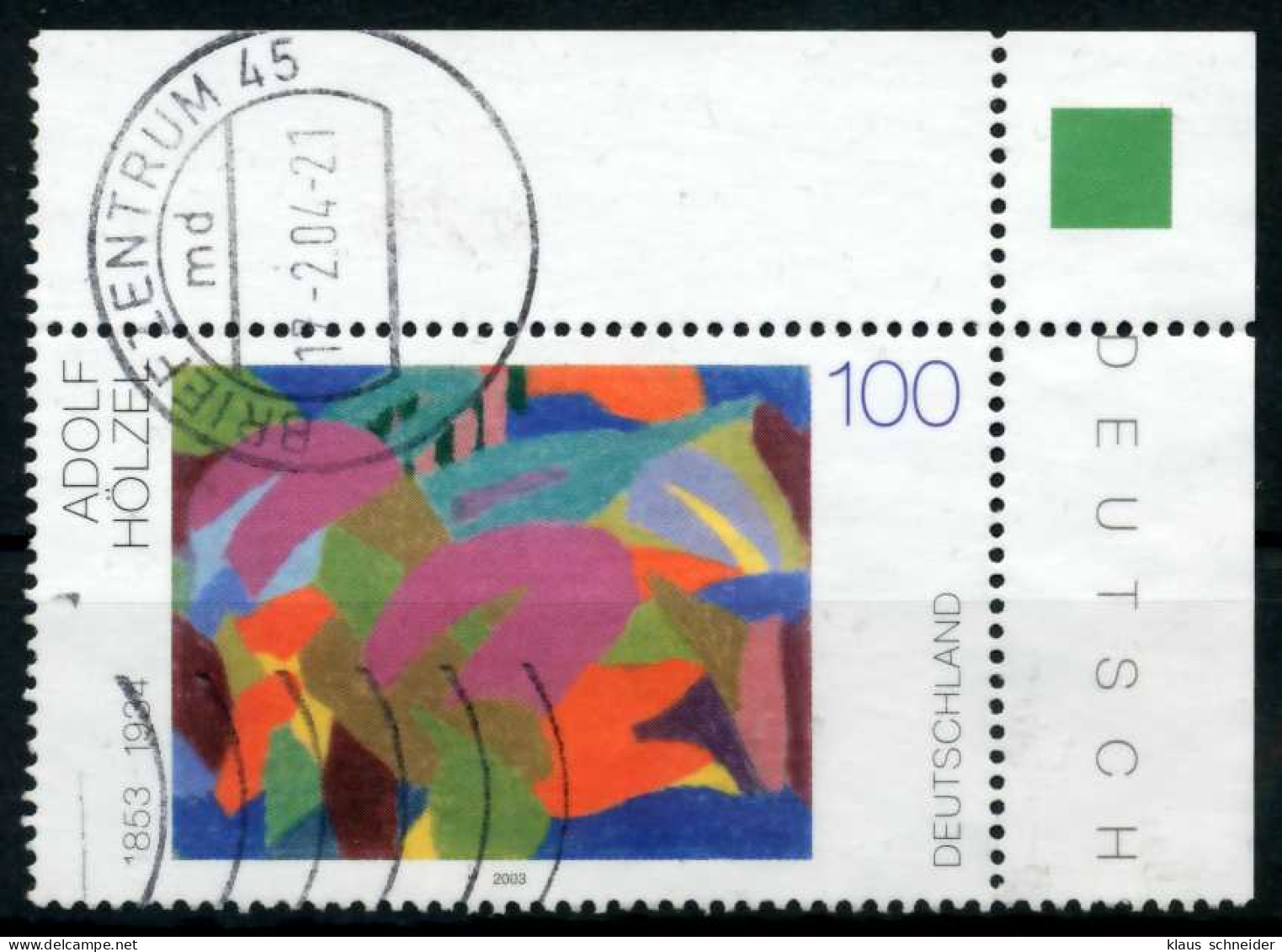 BRD 2003 Nr 2316 Zentrisch Gestempelt ECKE-ORE X6A177A - Used Stamps