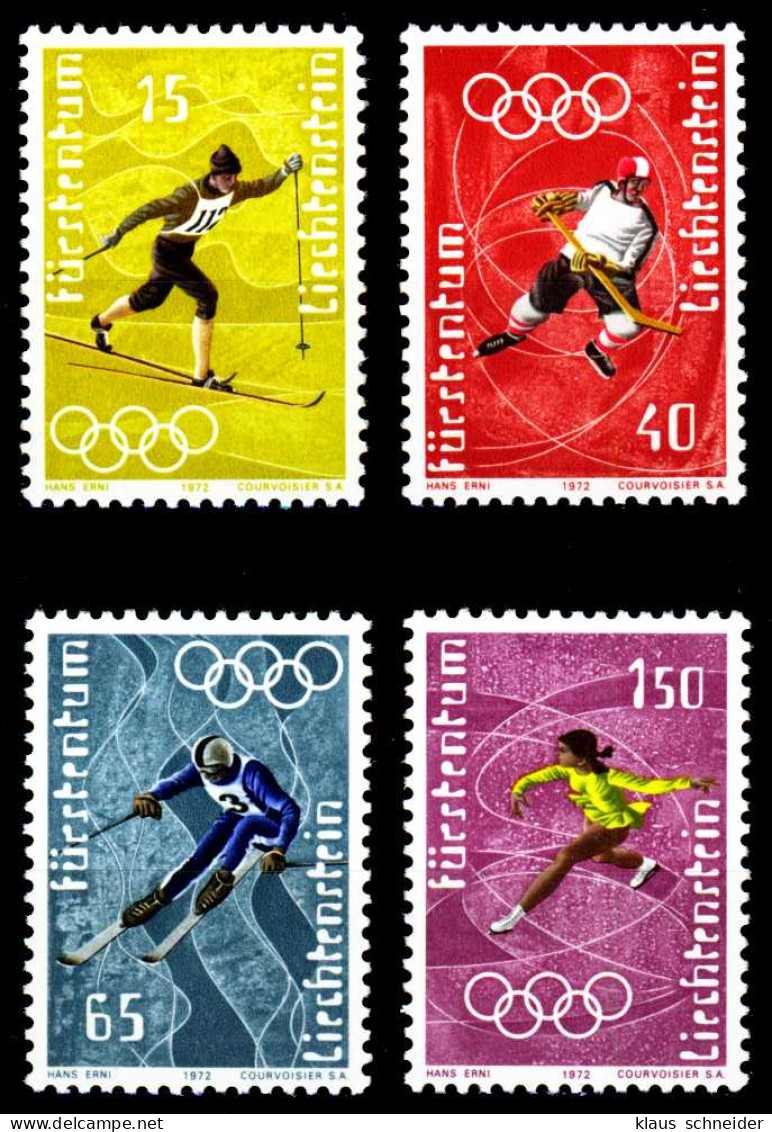 LIECHTENSTEIN 1971 Nr 551-554 Postfrisch SB45DC6 - Unused Stamps