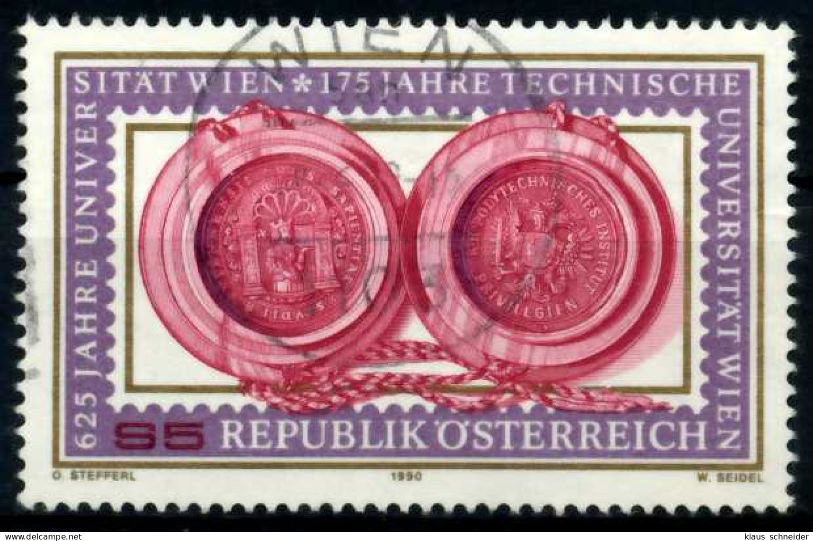 ÖSTERREICH 1990 Nr 1984 Zentrisch Gestempelt X6F833E - Gebraucht