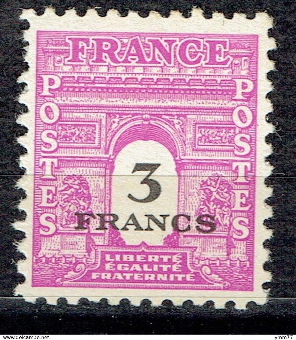 3 F Lilas Type Arc De Triomphe - 1944-45 Arco Del Triunfo