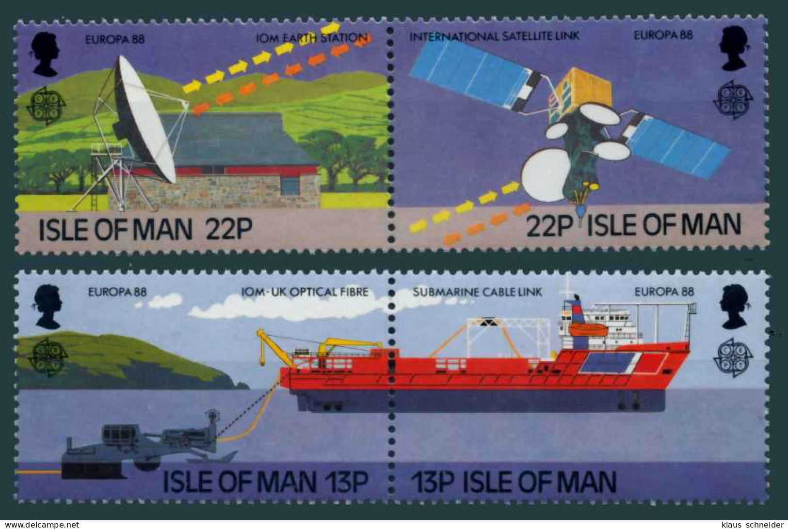 ISLE OF MAN 1988 Nr 367-370 Postfrisch S009576 - Man (Insel)