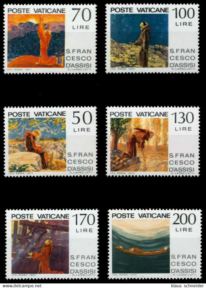 VATIKAN Nr 695-700 Postfrisch S00B31E - Unused Stamps