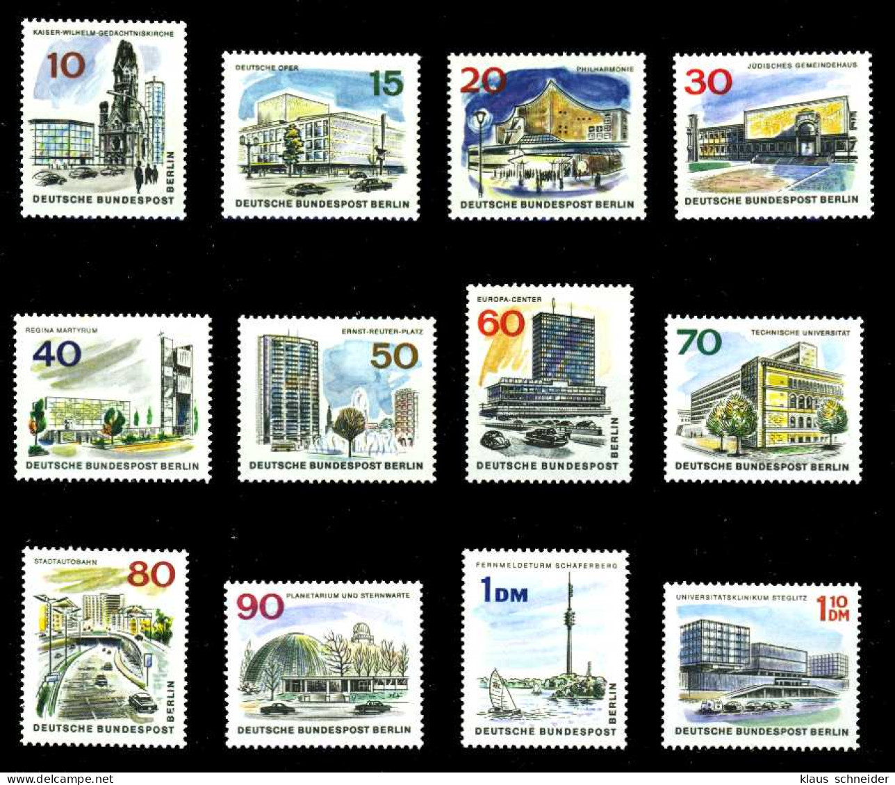 BERLIN 1965 Nr 254-265 Postfrisch S594F2E - Neufs