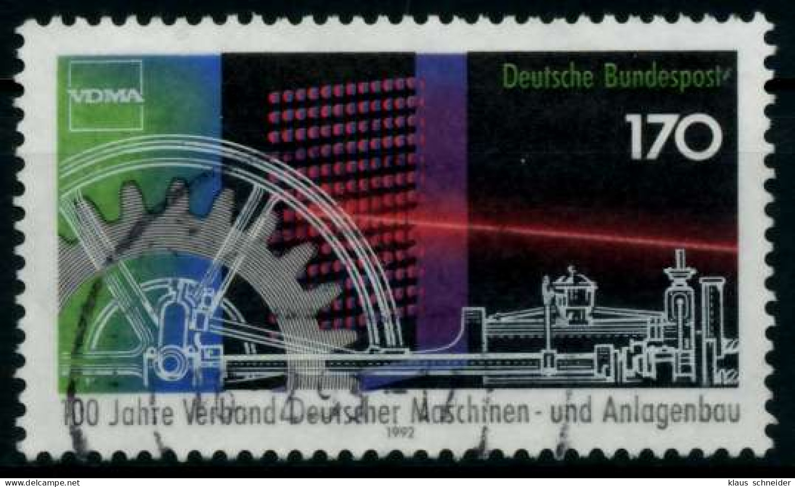 BRD 1992 Nr 1636 Zentrisch Gestempelt X830292 - Oblitérés