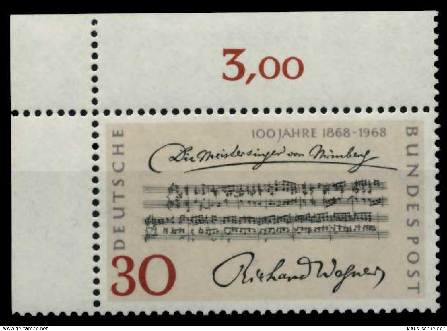 BRD 1968 Nr 566 Postfrisch ECKE-OLI X8EF67E - Unused Stamps