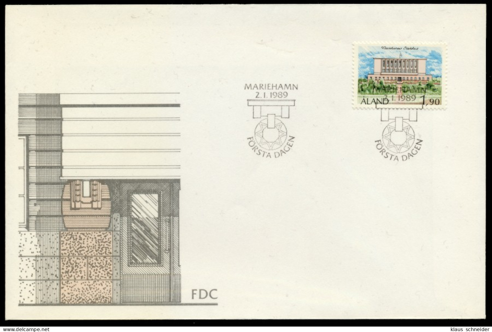 ALAND Nr 32 BRIEF FDC X911526 - Aland