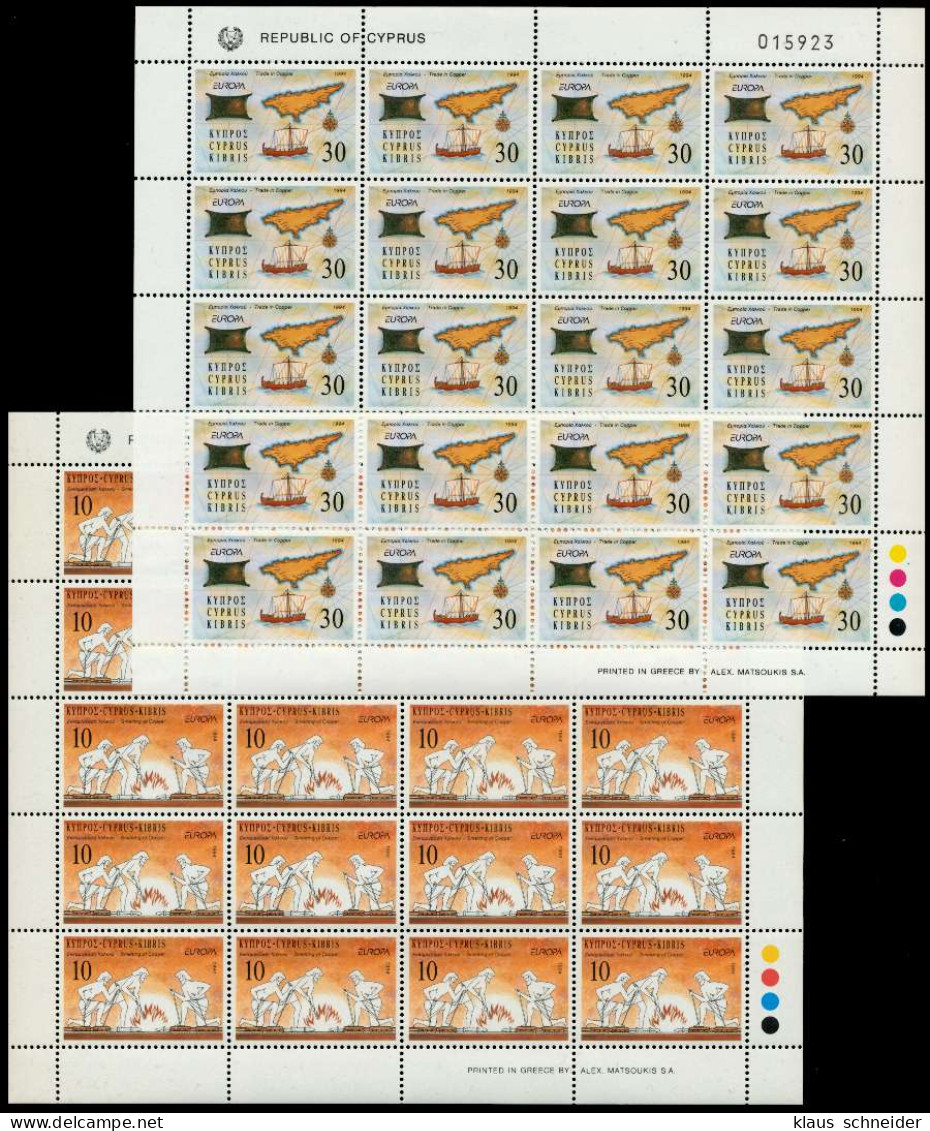 ZYPERN Nr 819KB-820KB Postfrisch X91E996 - Unused Stamps