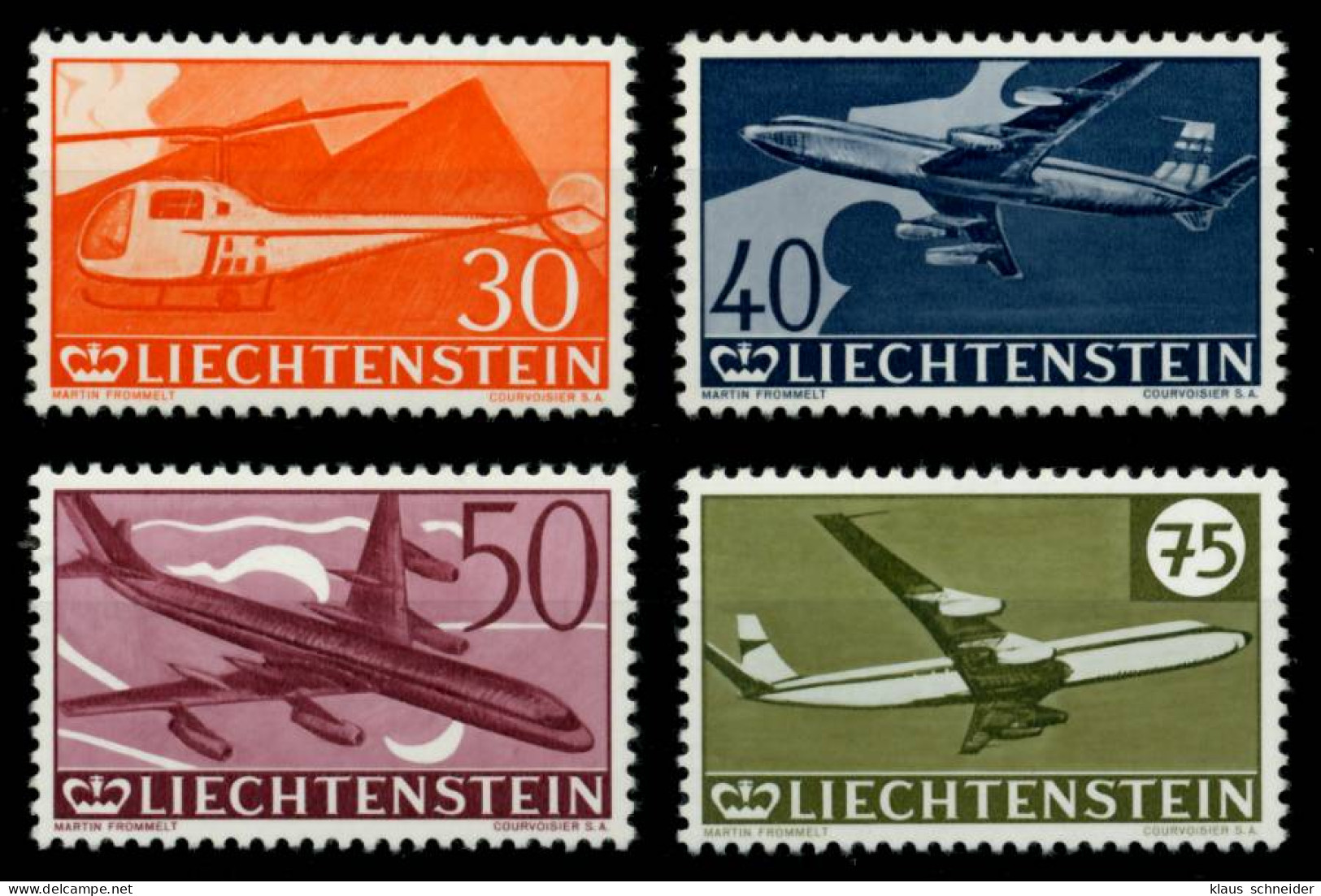 LIECHTENSTEIN 1960 Nr 391-394 Postfrisch X6ACACA - Unused Stamps