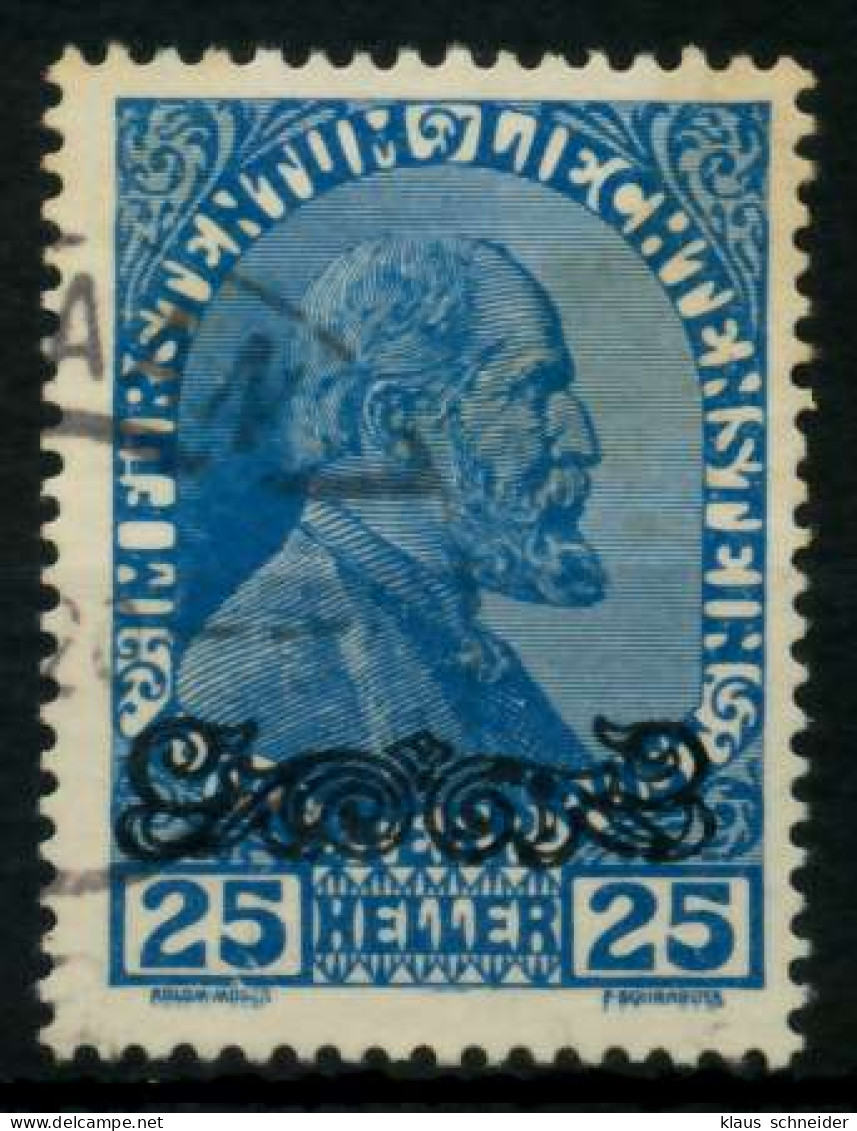 LIECHTENSTEIN 1920 Nr 13 Gestempelt X6F6E36 - Used Stamps