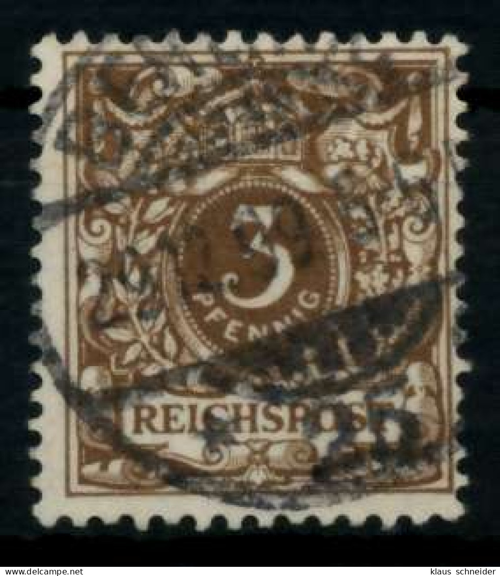 D-REICH KRONE ADLER Nr 45b Gestempelt Gepr. X727046 - Used Stamps