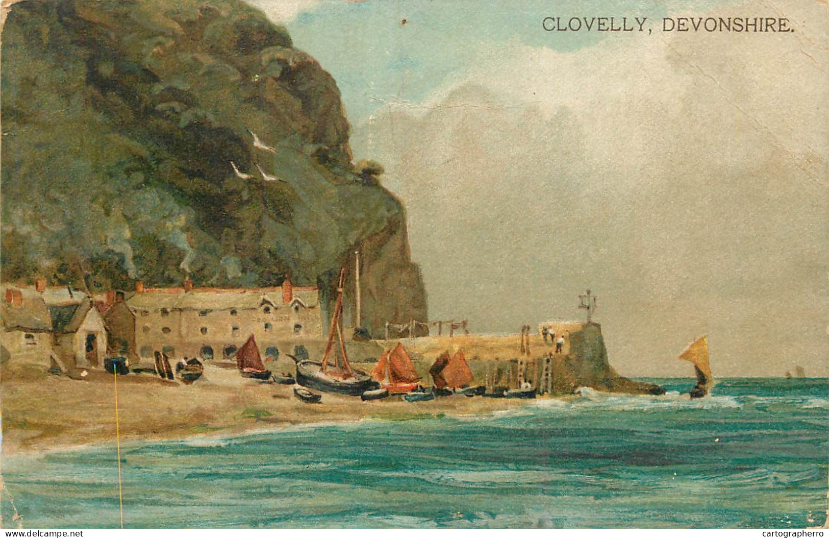 United Kingdom England Clovelly Sailing Vessel - Clovelly