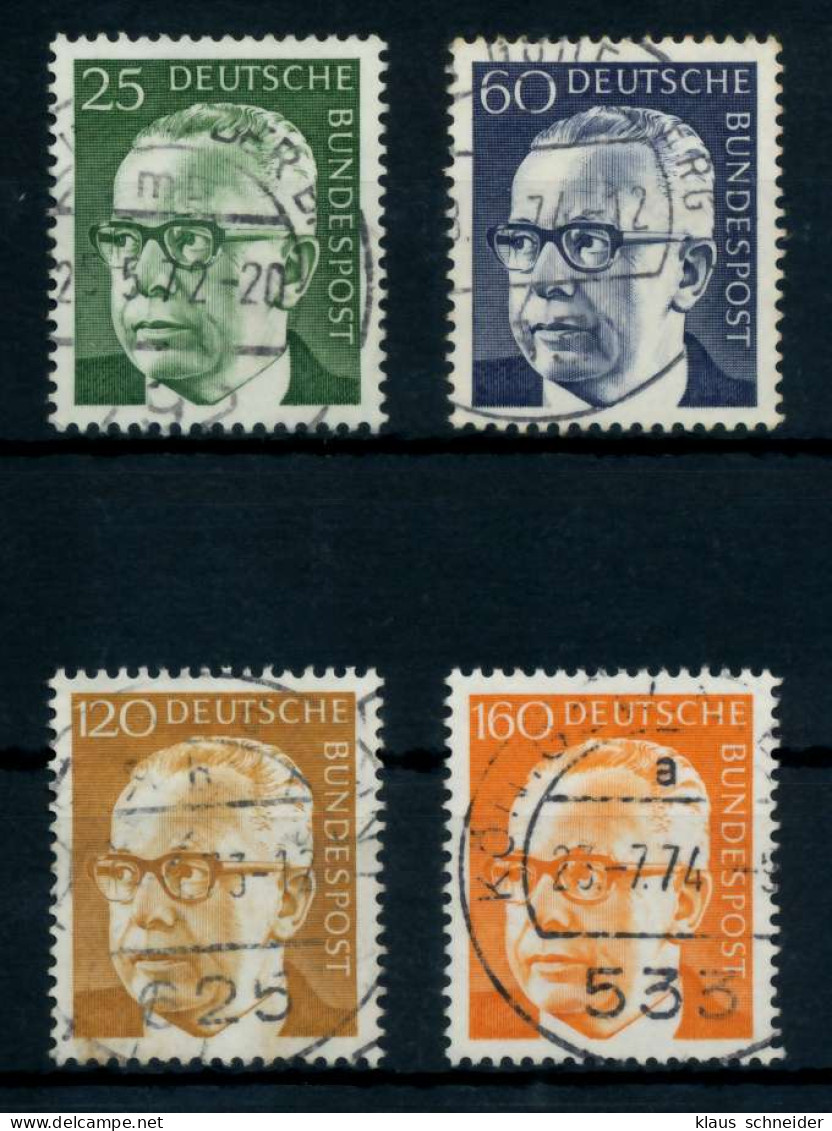 BRD DS HEINEM Nr 689-692 Gestempelt X768166 - Used Stamps