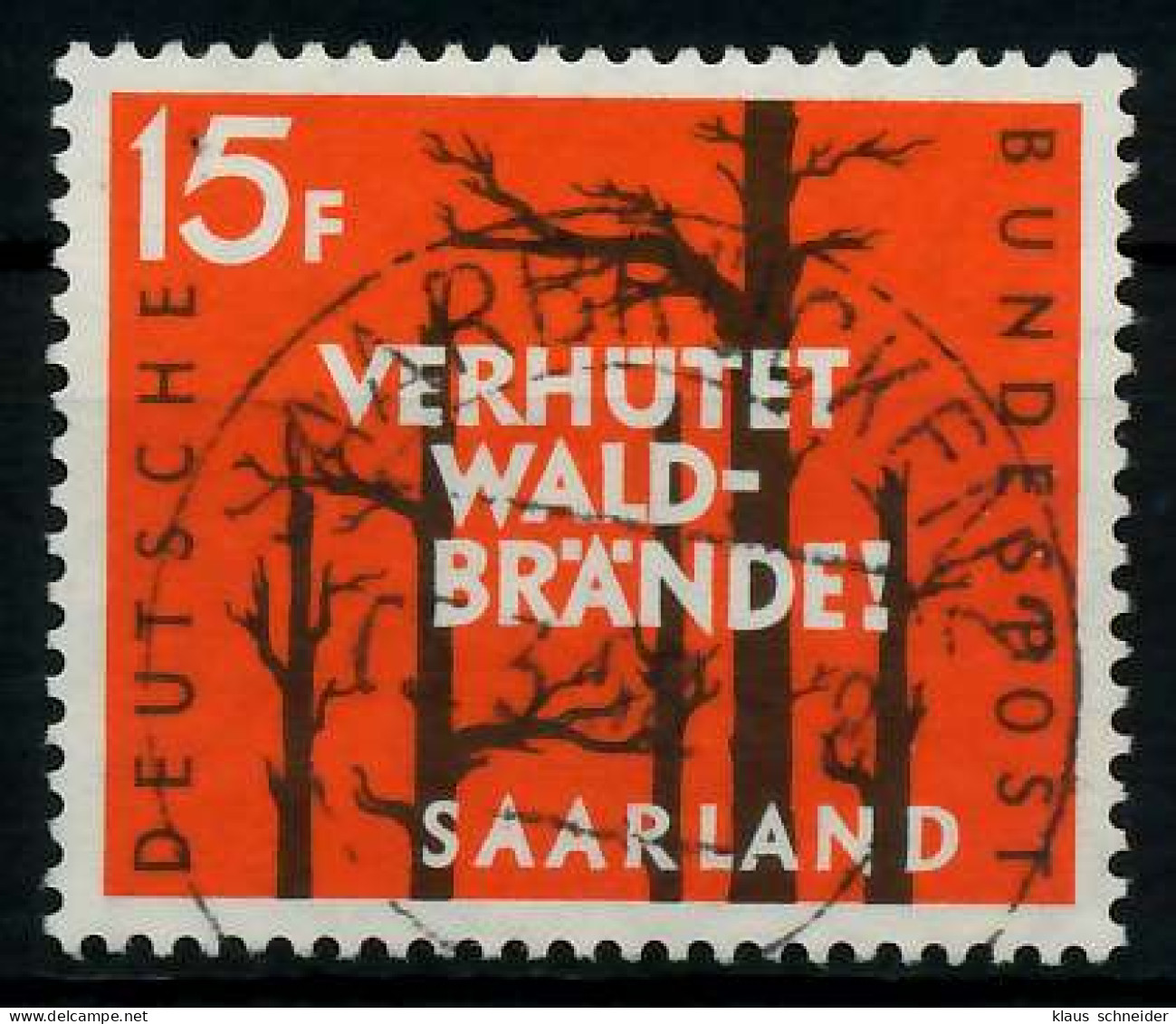 SAAR OPD 1958 Nr 431 Zentrisch Gestempelt X79C86E - Used Stamps