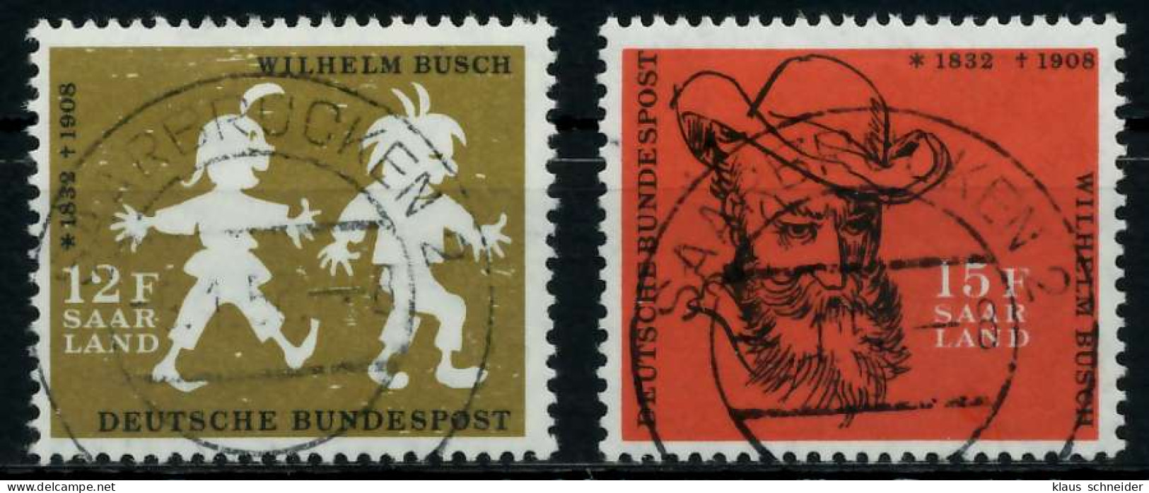 SAAR OPD 1958 Nr 429-430 Zentrisch Gestempelt X79C83E - Used Stamps