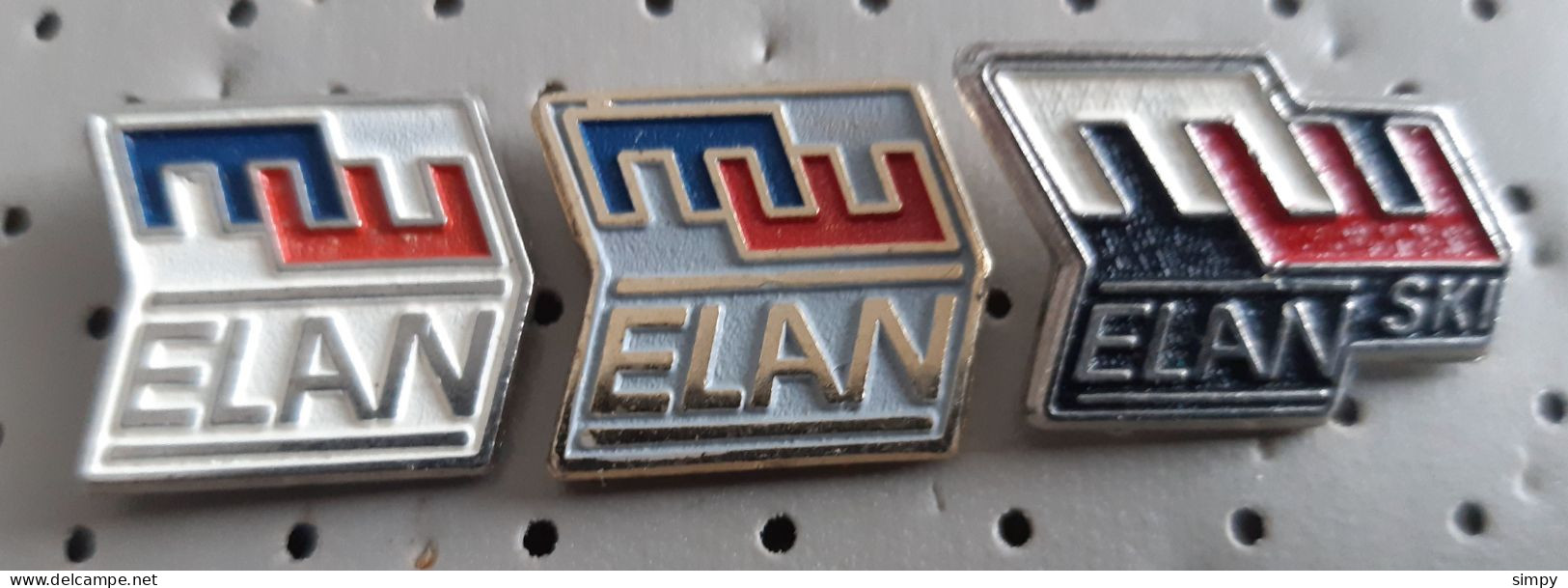 ELAN Begunje Factory For  Skis, Bicycles, Boats, Skiing Slovenia Ex Yugoslavia Pins - Trademarks