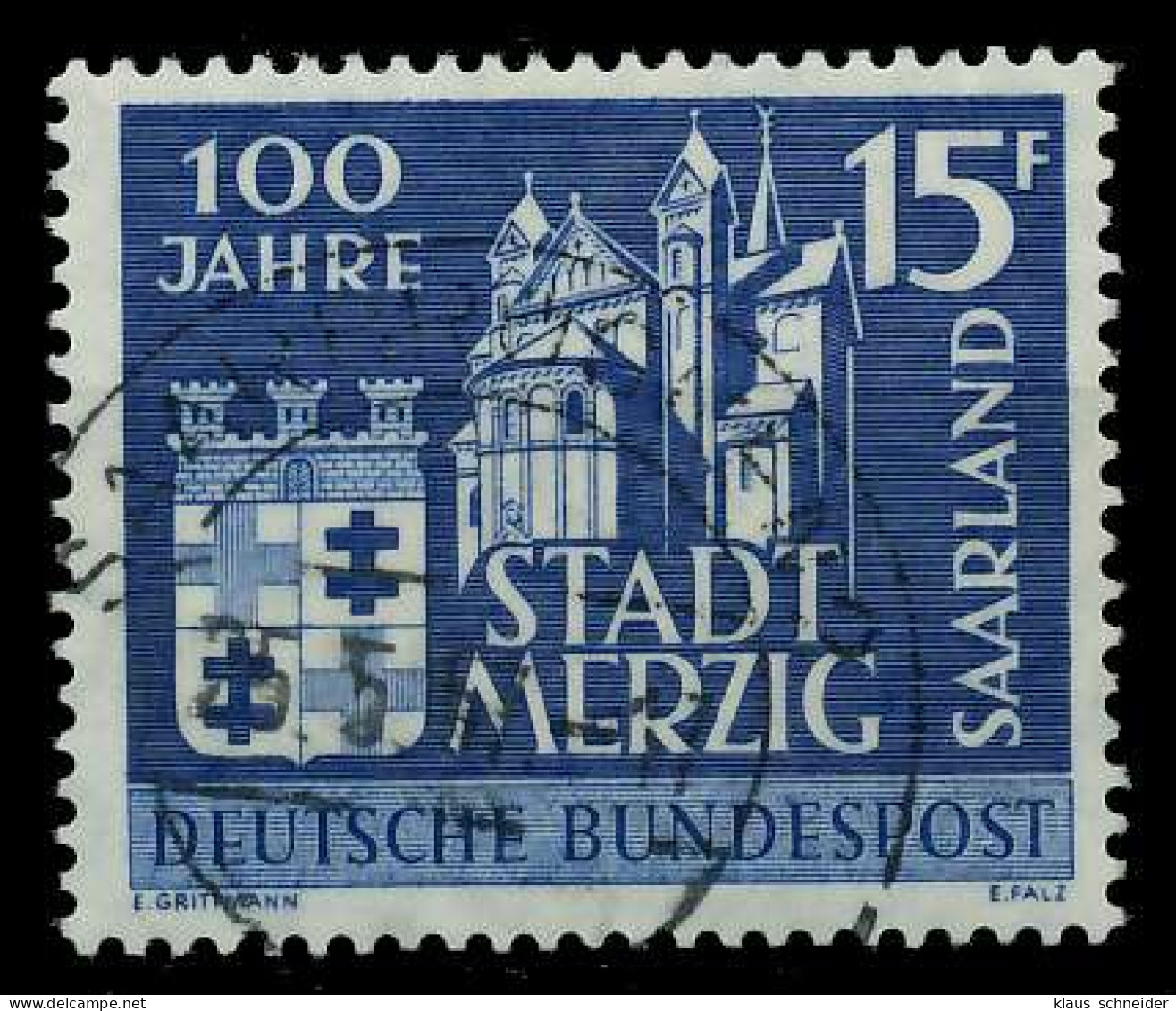 SAAR OPD 1957 Nr 401 Zentrisch Gestempelt X79CA16 - Used Stamps