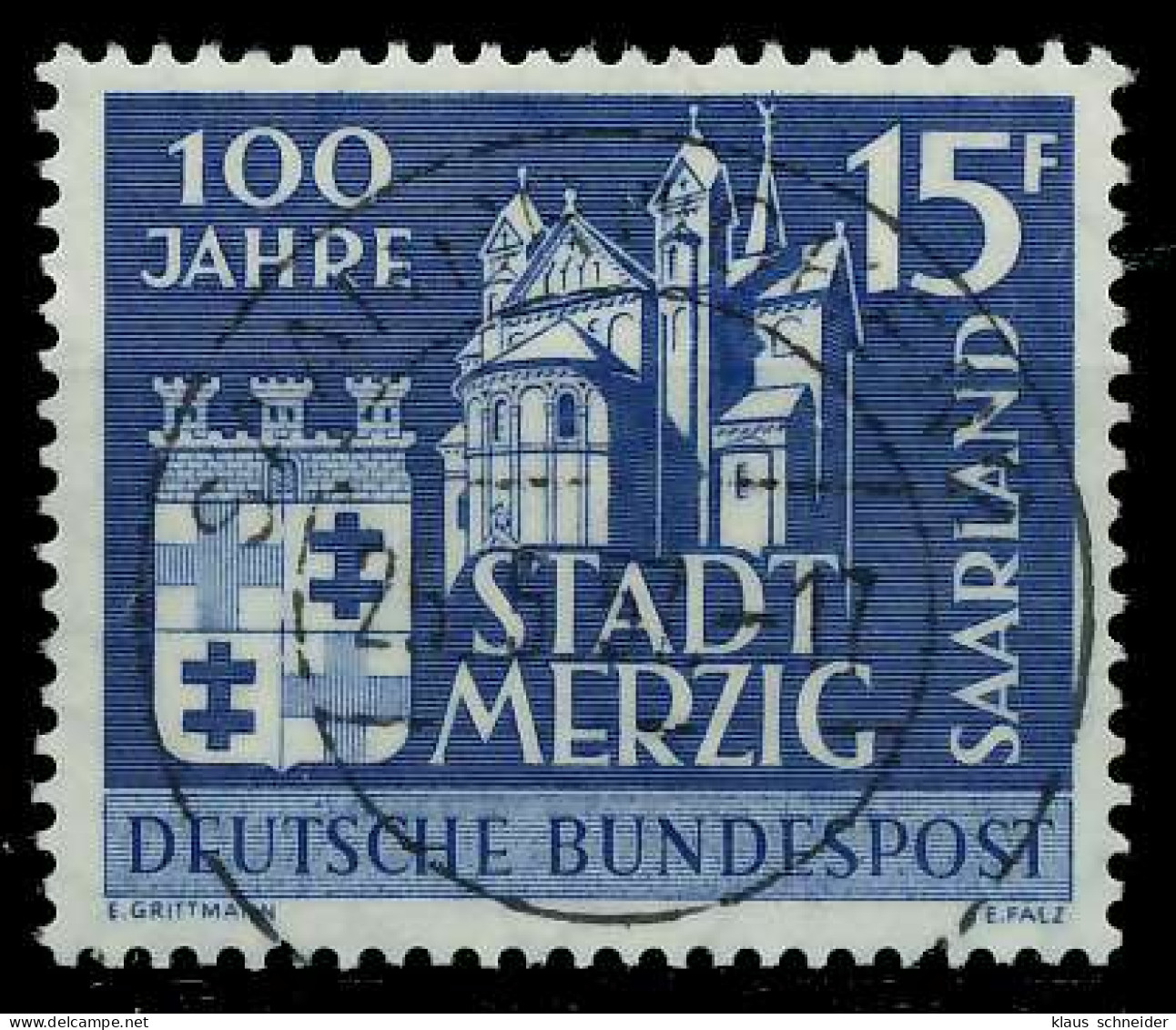 SAAR OPD 1957 Nr 401 Zentrisch Gestempelt X79C95A - Used Stamps