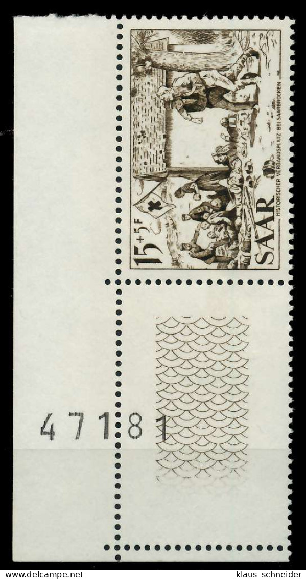 SAARLAND 1956 Nr 370 Postfrisch ECKE-ULI X79CB76 - Unused Stamps