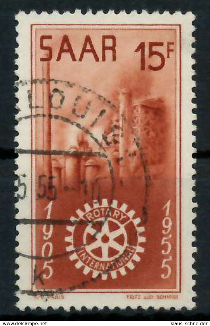 SAARLAND 1955 Nr 358 Gestempelt X79DEC2 - Used Stamps