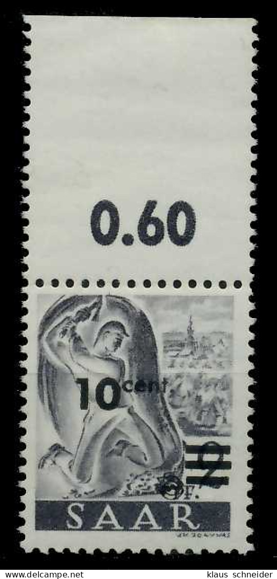 SAARLAND 1947 Nr 226ZII Postfrisch ORA X7A1512 - Unused Stamps