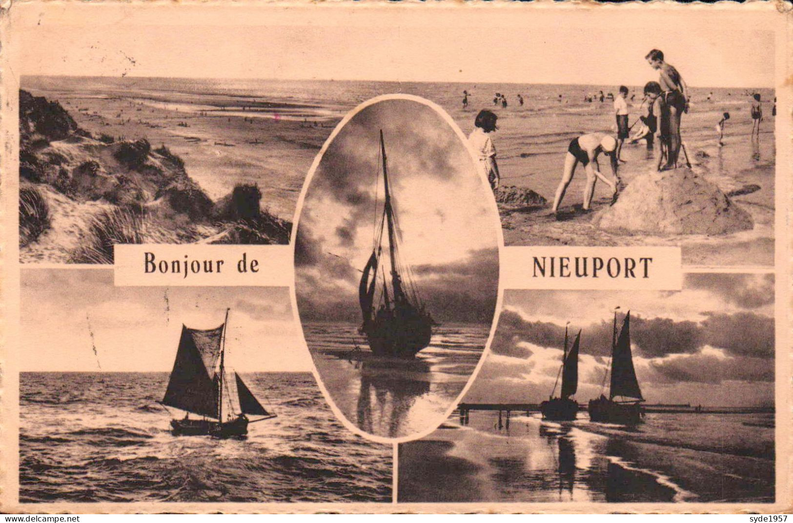 Nieuwpoort-Bad - Nieuport-Bains - Ern. Thill  Série Plage N°50, Bonjour De Nieuport - Nieuwpoort