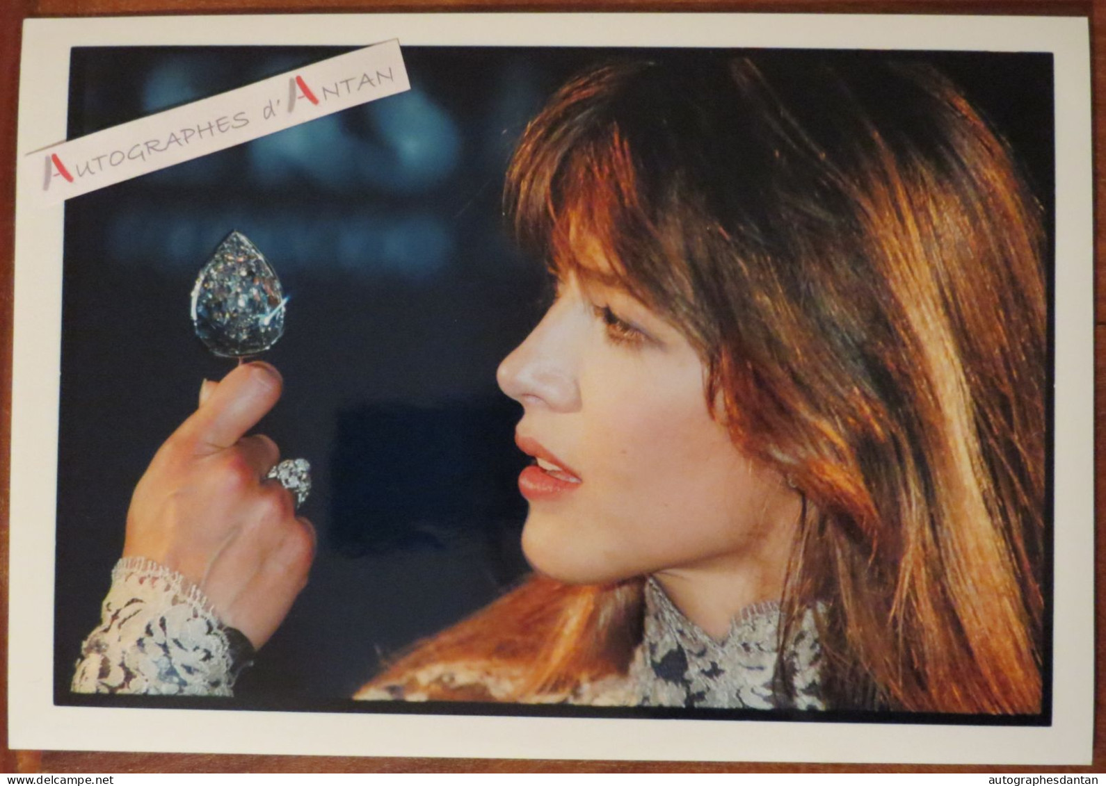 ● Sophie MARCEAU Diamond 230 Carats New James BOND Girl 1999 Cinéma Photo Diamant - Personalidades Famosas
