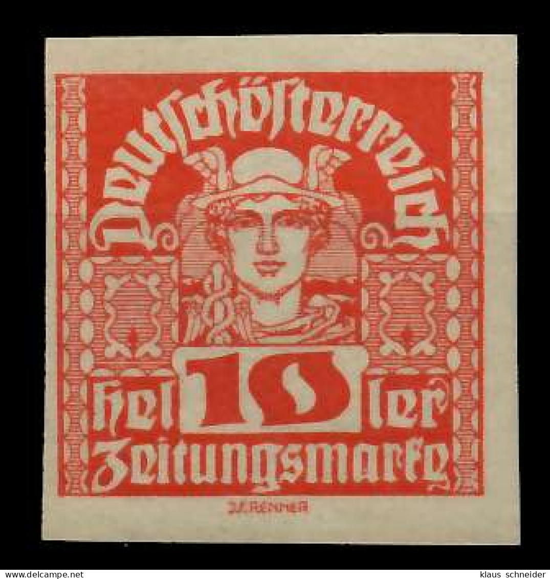 ÖSTERREICH 1920 21 ZEITUNGSMARKEN Nr 299x Postfrisch X7A891A - Zeitungsmarken