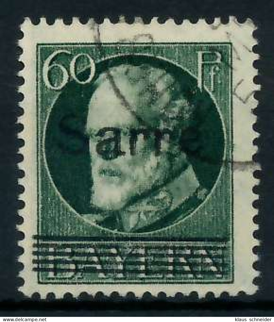 SAARGEBIET LUDWIG Nr 26b PF L Gestempelt X7B216E - Used Stamps
