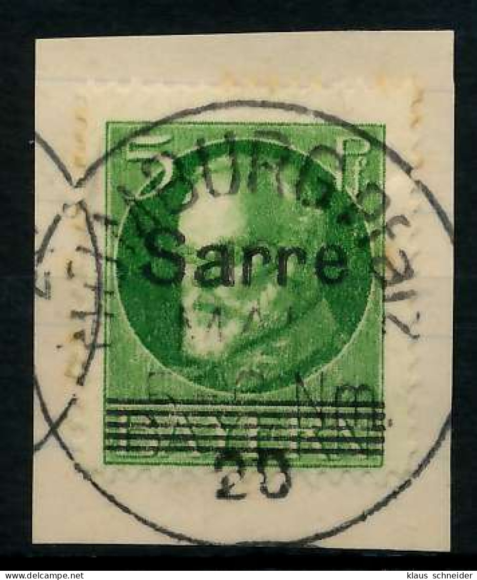 SAARGEBIET LUDWIG Nr 18 Zentrisch Gestempelt Briefstück X7B238E - Used Stamps