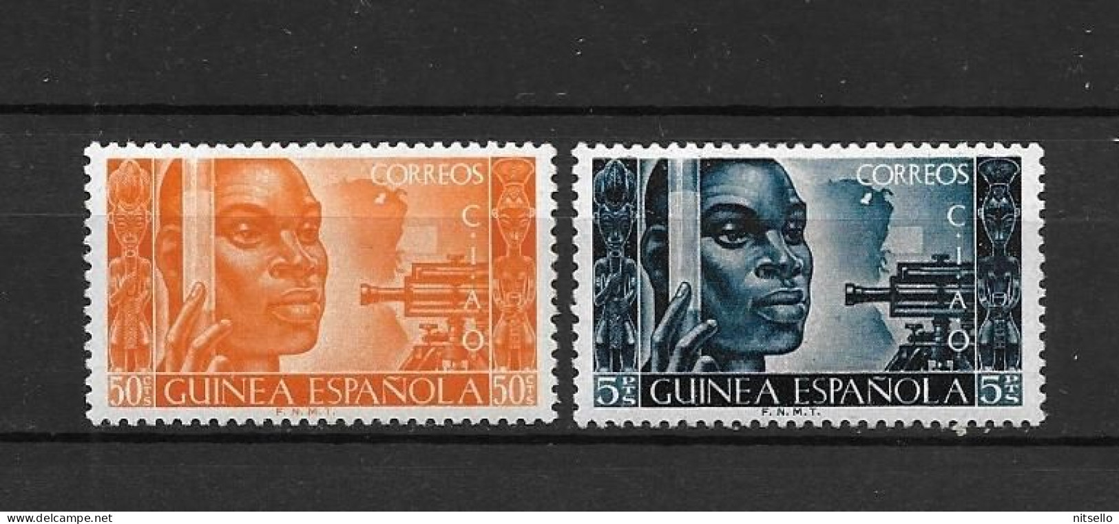 LOTE 2173 D  /// (C085) GUINEA  1951  EDIFIL Nº 309/310 *MH     ¡¡¡ OFERTA - LIQUIDATION - JE LIQUIDE !!! - Guinea Espagnole