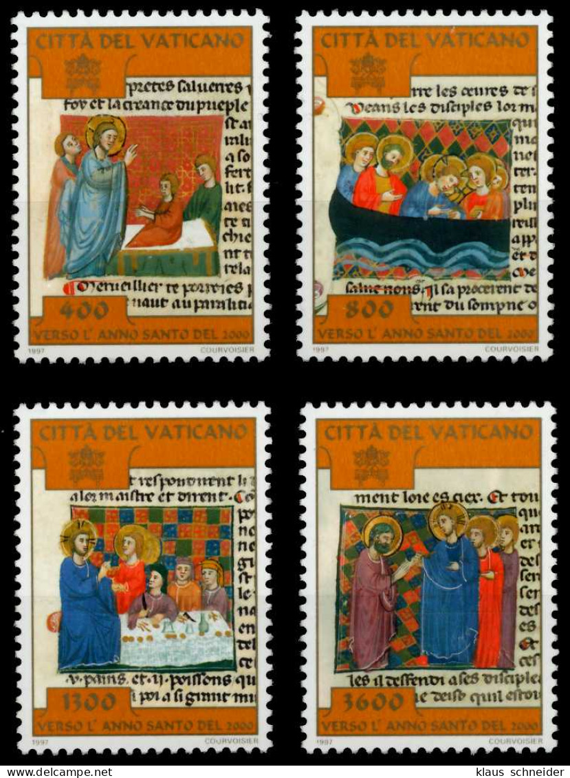 VATIKAN 1997 Nr 1222-1225 Postfrisch S01611A - Unused Stamps