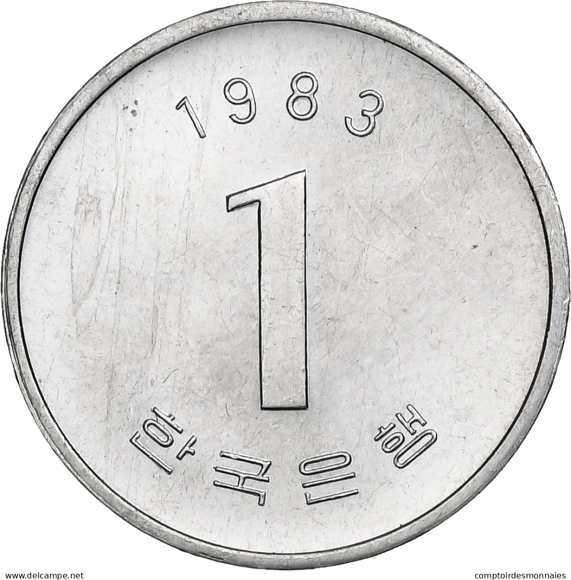 Corée Du Sud, Won, 1983, Aluminium, SUP, KM:31 - Korea (Süd-)