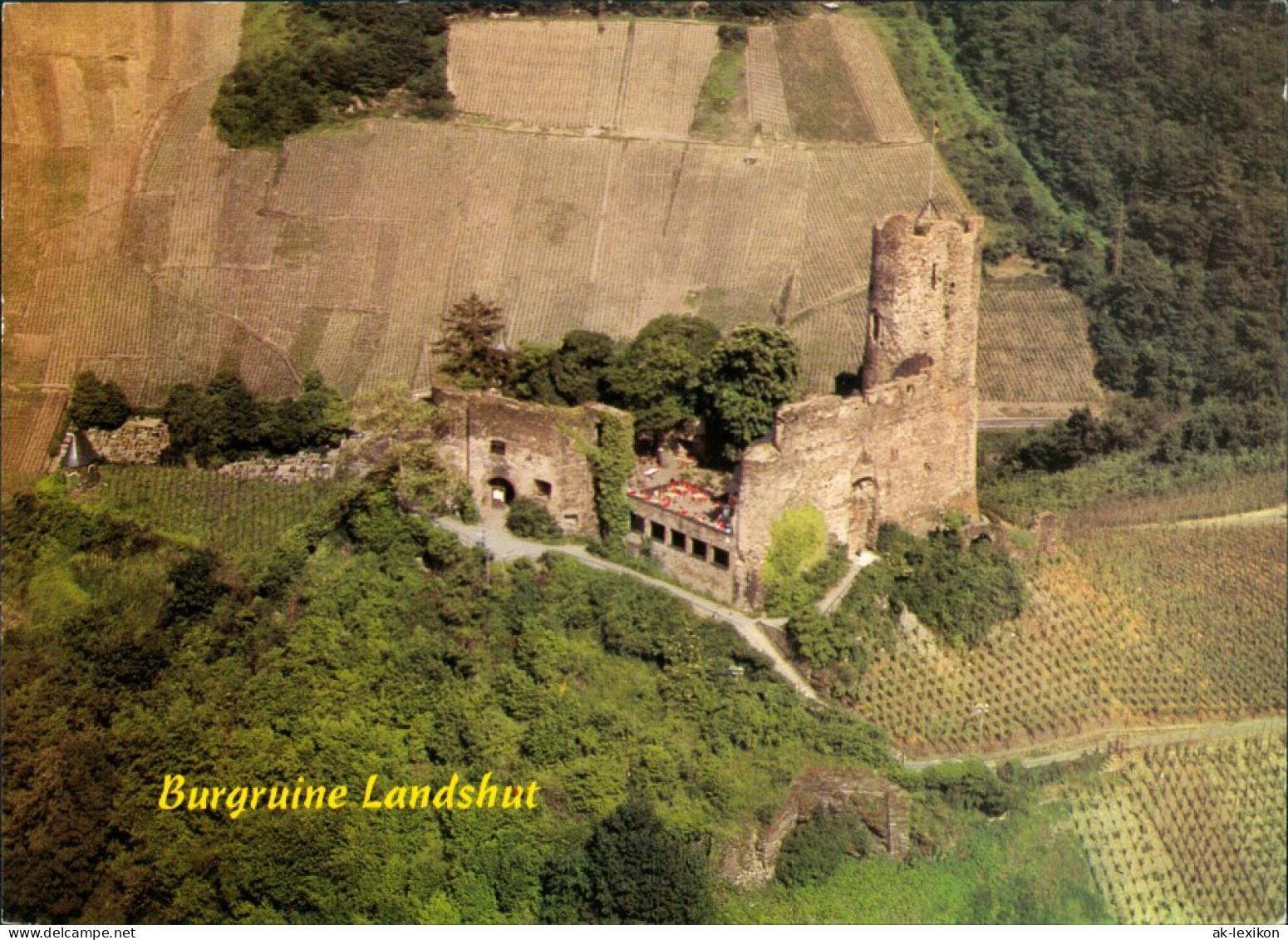 Bernkastel-Kues Berncastel-Cues Burg Landshut Burgruine Mit Café Restaurant 1983 - Bernkastel-Kues