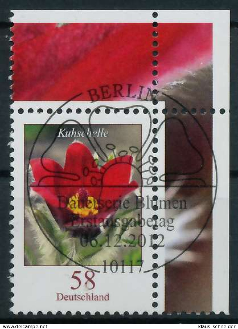 BRD DS BLUMEN Nr 2968 ESST Zentrisch Gestempelt ECKE-ORE X83DFAA - Used Stamps