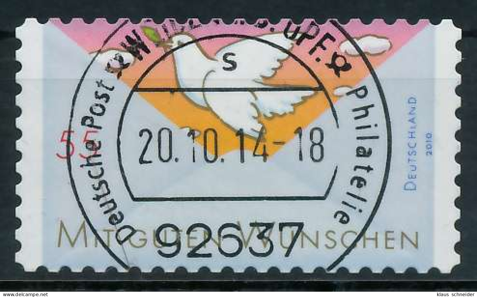 BRD 2010 Nr 2827 Zentrisch Gestempelt X846082 - Used Stamps