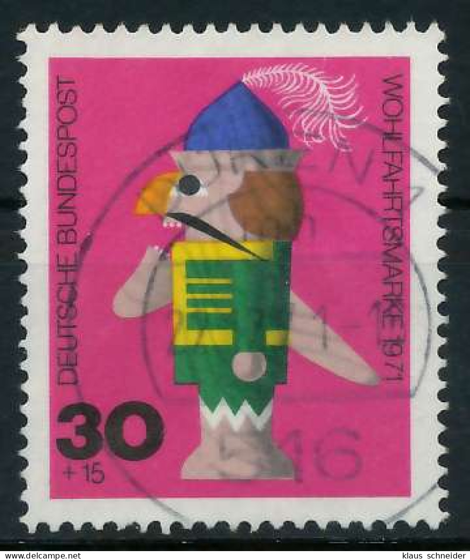 BRD 1971 Nr 707 Gestempelt X84D4FA - Used Stamps