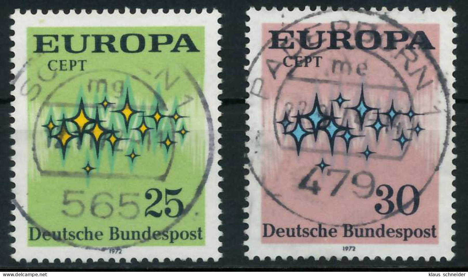 BRD BUND 1972 Nr 716-717 Zentrisch Gestempelt X84EE2E - Used Stamps