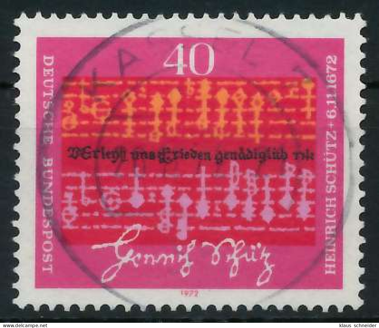 BRD 1972 Nr 741 Zentrisch Gestempelt X84F086 - Used Stamps