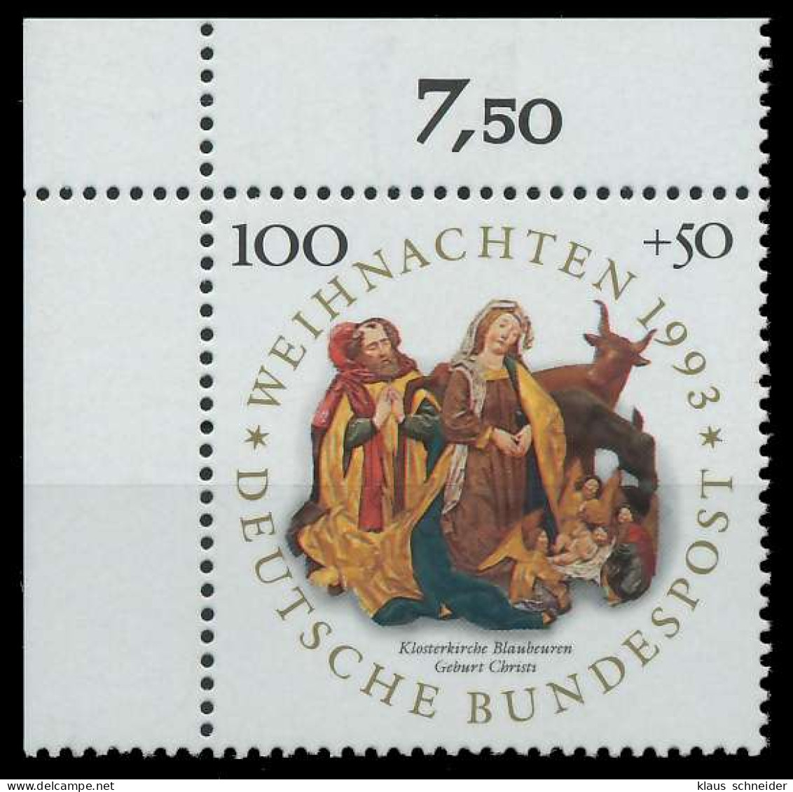 BRD 1993 Nr 1708 Postfrisch ECKE-OLI S77D522 - Unused Stamps