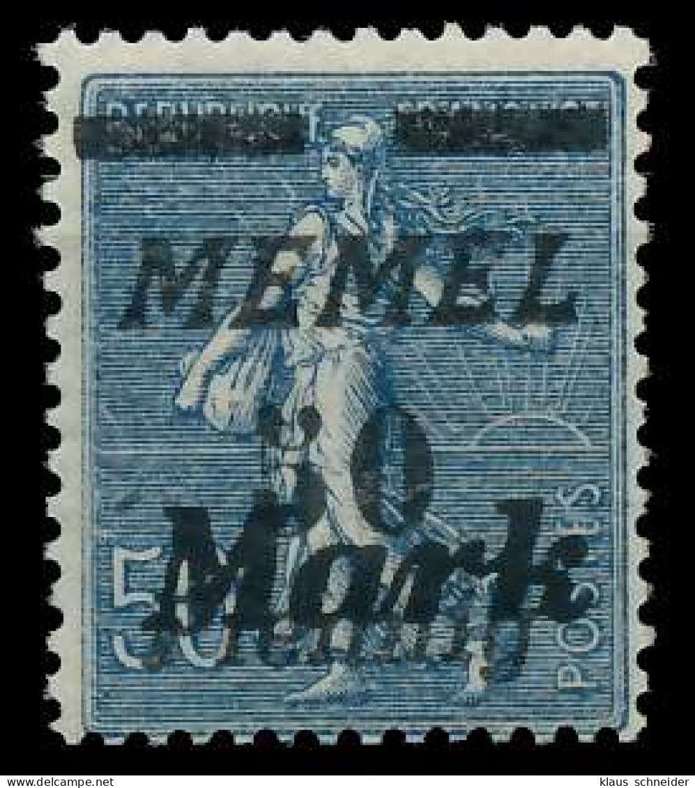 MEMEL 1923 Nr 123b Postfrisch X887792 - Memelgebiet 1923