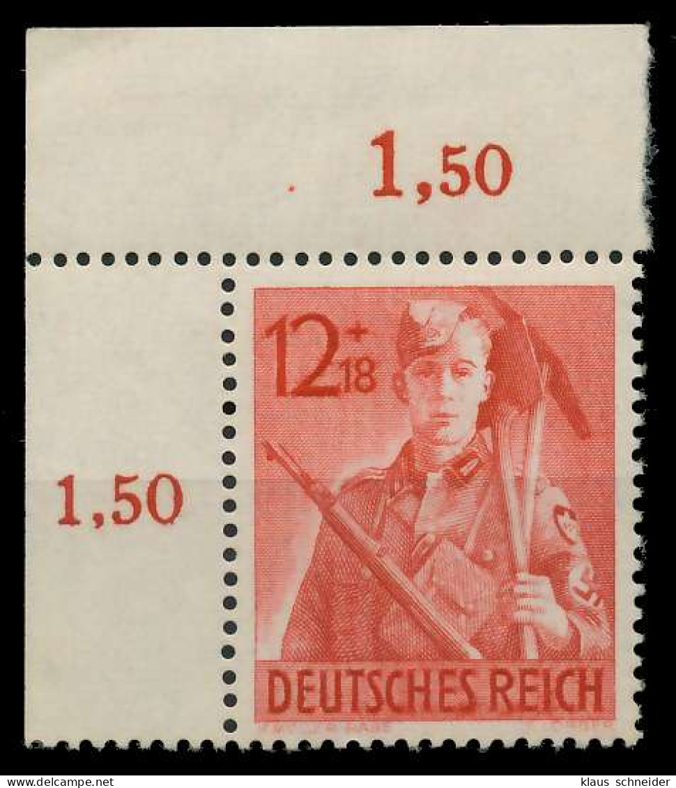DEUTSCHES REICH 1943 Nr 853 Postfrisch ECKE-OLI X8B0522 - Ungebraucht