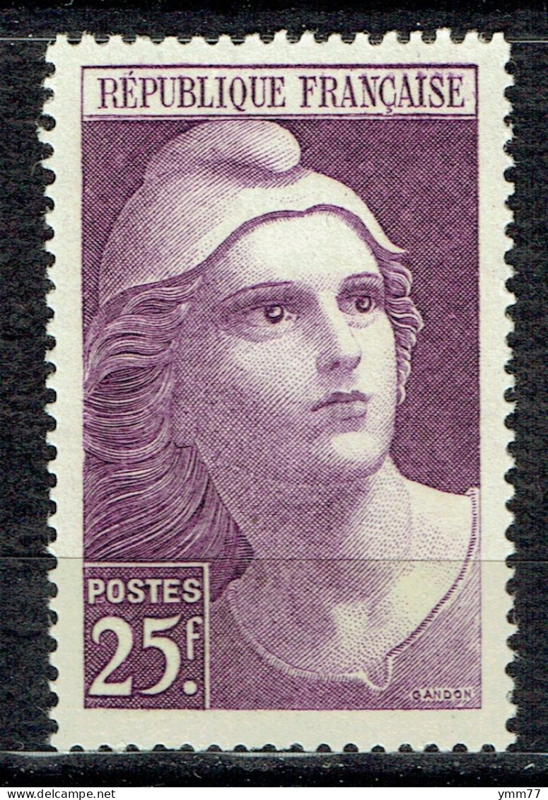 25 F Bleu Type Marianne De Gandon - 1945-54 Marianne De Gandon