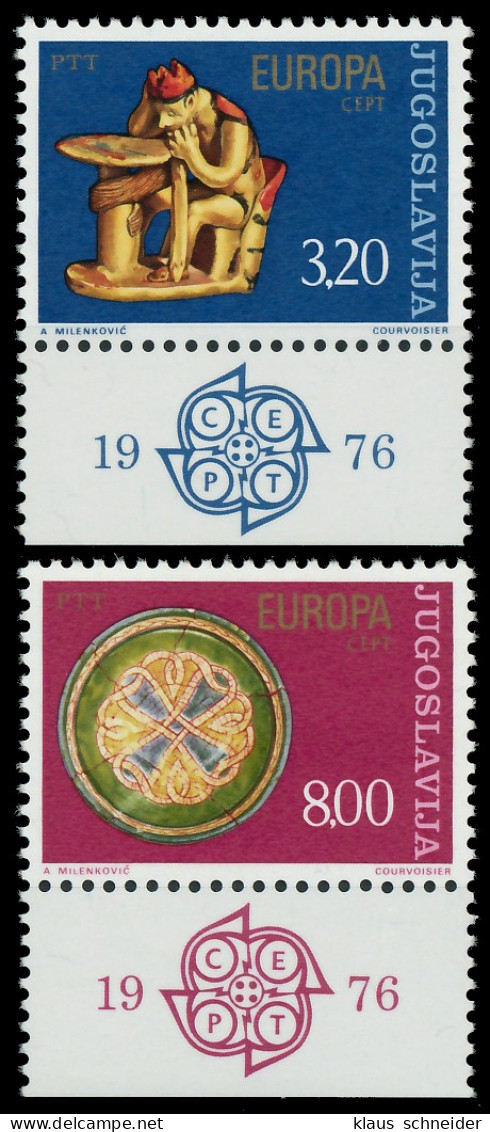 JUGOSLAWIEN 1976 Nr 1635-1636 Postfrisch URA X045686 - Unused Stamps