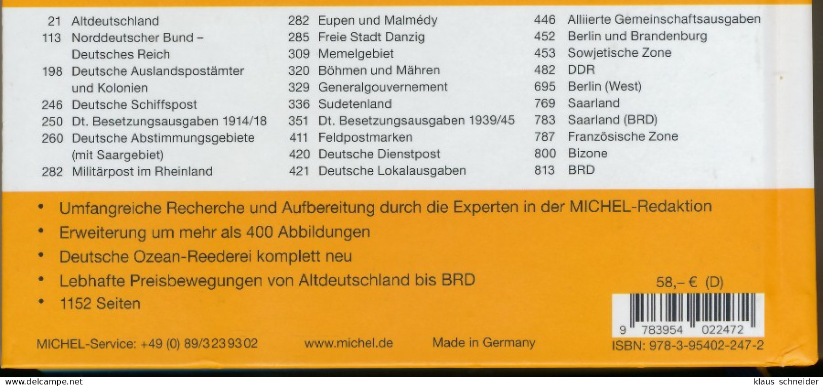 MICHEL DEUTSCHLAND 2018 19 GEBRAUCHT X416AB6 - Germany