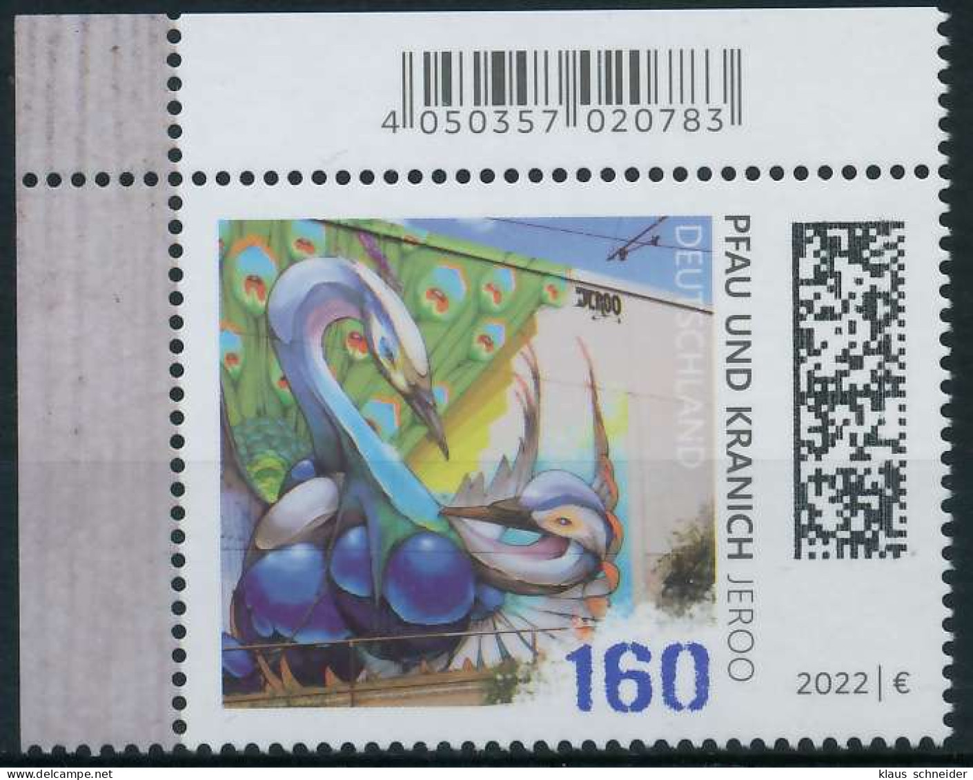 BRD BUND 2022 Nr 3667 Postfrisch ECKE-OLI X5221F6 - Unused Stamps
